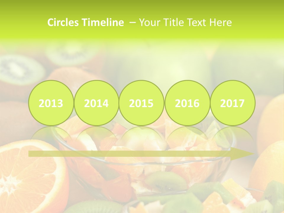 Dessert Multi Colored Orange PowerPoint Template