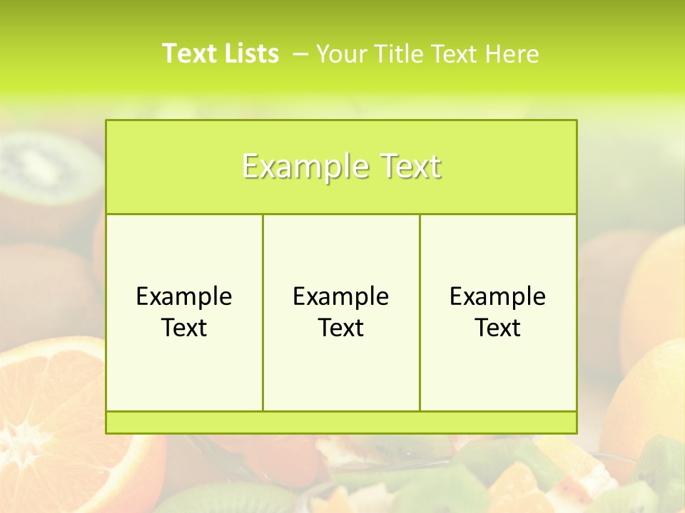 Dessert Multi Colored Orange PowerPoint Template