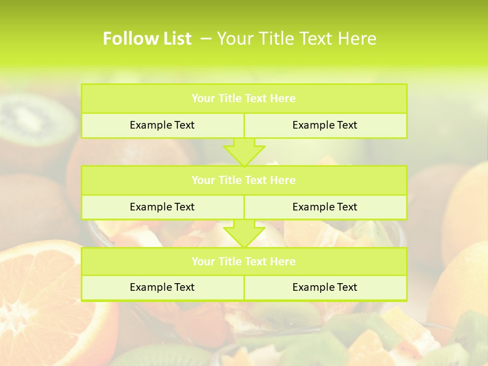 Dessert Multi Colored Orange PowerPoint Template
