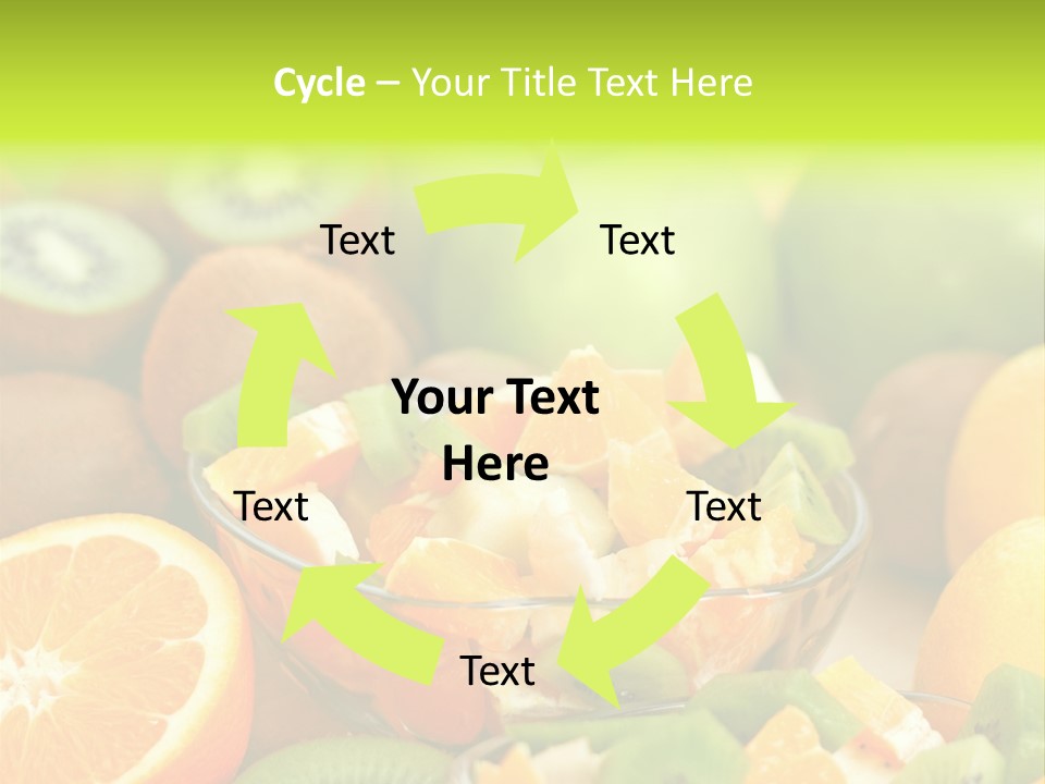 Dessert Multi Colored Orange PowerPoint Template