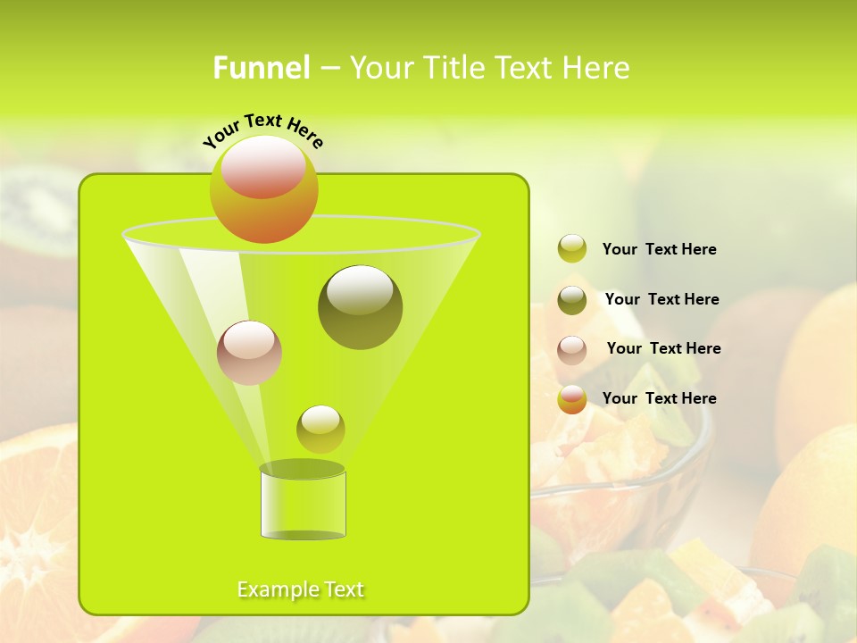 Dessert Multi Colored Orange PowerPoint Template