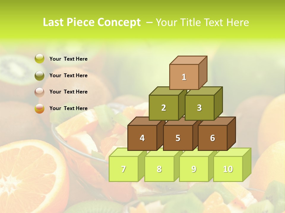 Dessert Multi Colored Orange PowerPoint Template