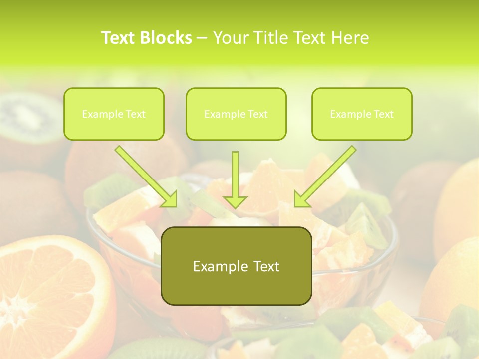 Dessert Multi Colored Orange PowerPoint Template