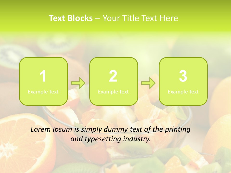 Dessert Multi Colored Orange PowerPoint Template
