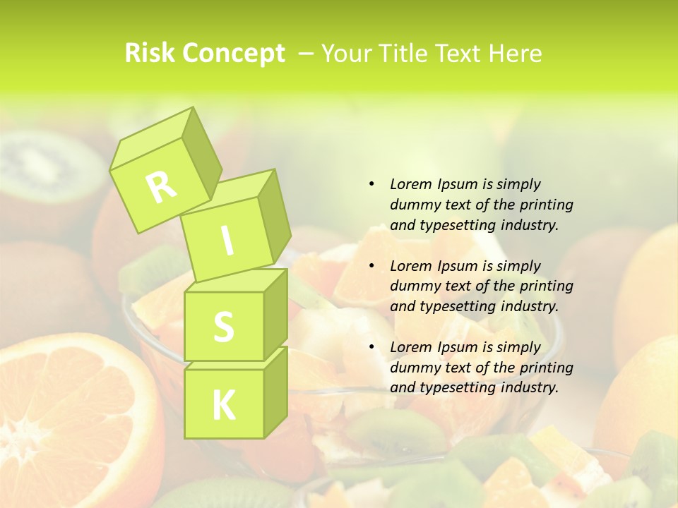 Dessert Multi Colored Orange PowerPoint Template