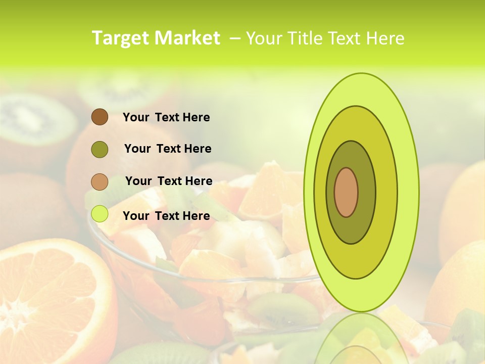 Dessert Multi Colored Orange PowerPoint Template