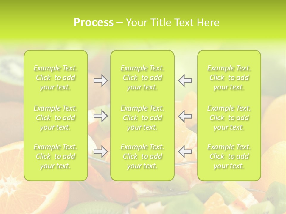 Dessert Multi Colored Orange PowerPoint Template