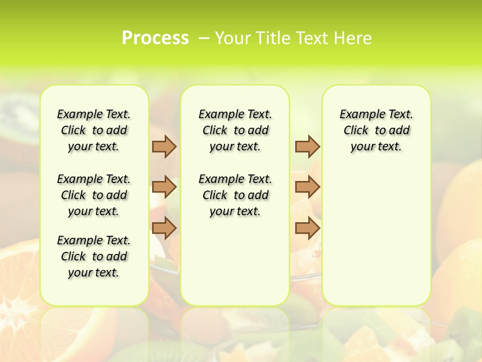Dessert Multi Colored Orange PowerPoint Template