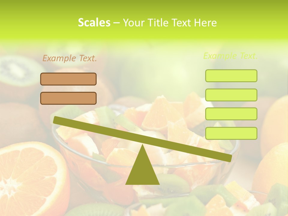 Dessert Multi Colored Orange PowerPoint Template