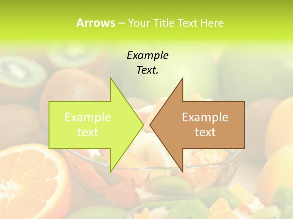 Dessert Multi Colored Orange PowerPoint Template