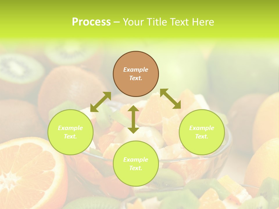 Dessert Multi Colored Orange PowerPoint Template