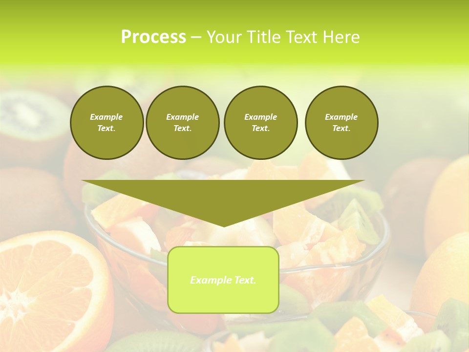 Dessert Multi Colored Orange PowerPoint Template