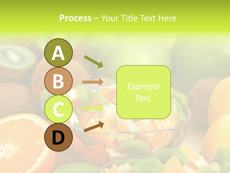 Dessert Multi Colored Orange PowerPoint Template