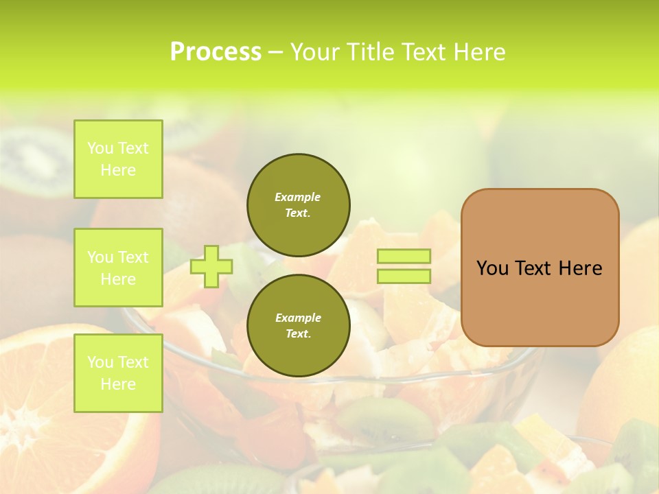 Dessert Multi Colored Orange PowerPoint Template