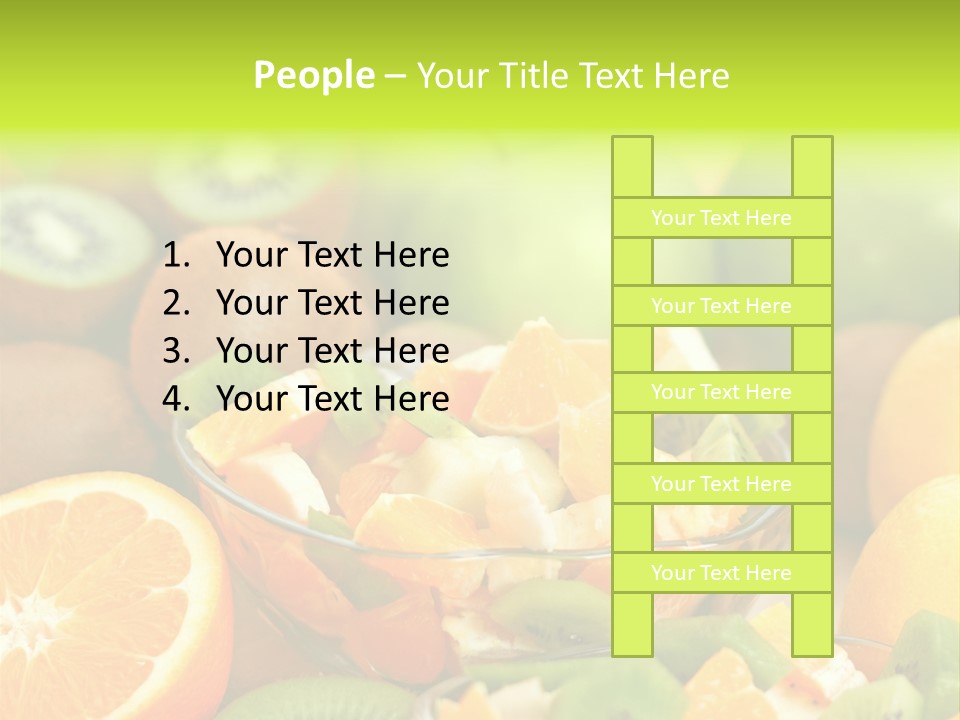 Dessert Multi Colored Orange PowerPoint Template