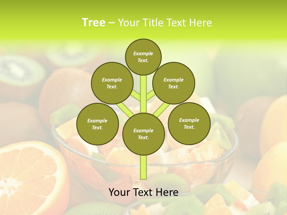 Dessert Multi Colored Orange PowerPoint Template