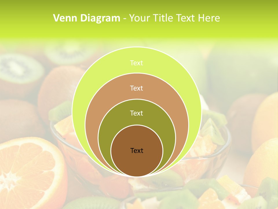 Dessert Multi Colored Orange PowerPoint Template