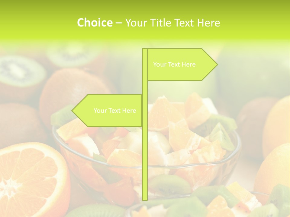 Dessert Multi Colored Orange PowerPoint Template