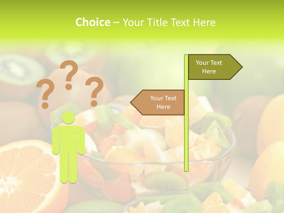 Dessert Multi Colored Orange PowerPoint Template