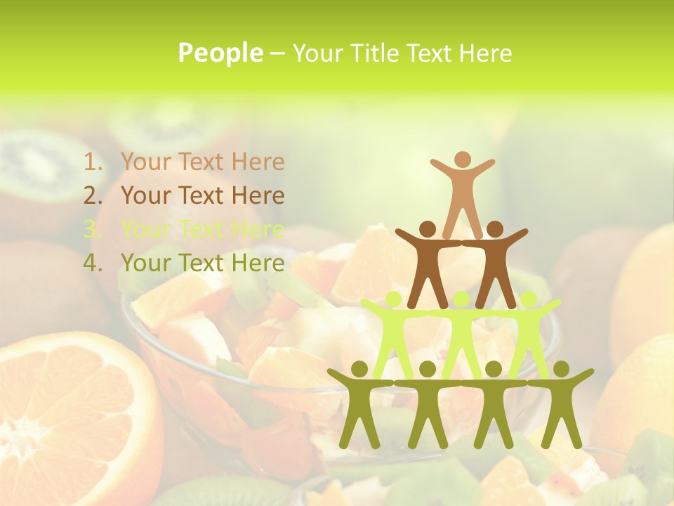 Dessert Multi Colored Orange PowerPoint Template