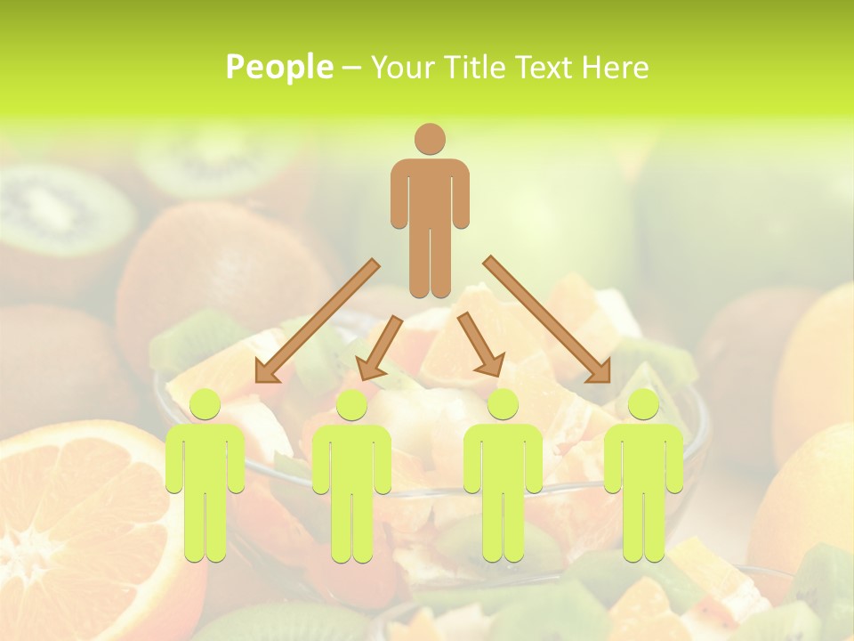 Dessert Multi Colored Orange PowerPoint Template