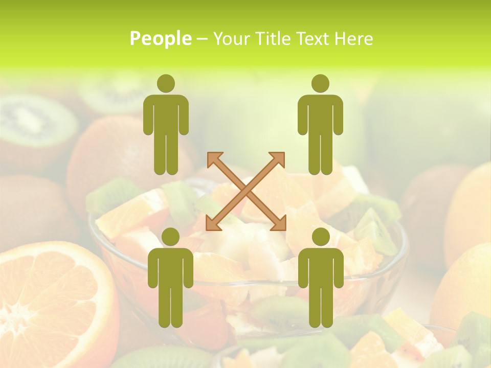 Dessert Multi Colored Orange PowerPoint Template