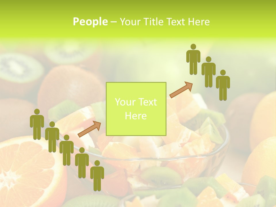 Dessert Multi Colored Orange PowerPoint Template