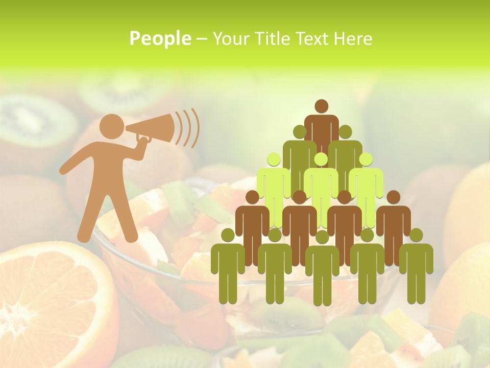 Dessert Multi Colored Orange PowerPoint Template