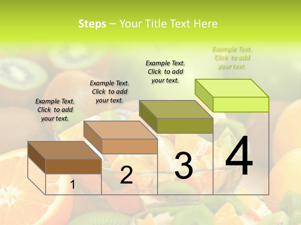 Dessert Multi Colored Orange PowerPoint Template