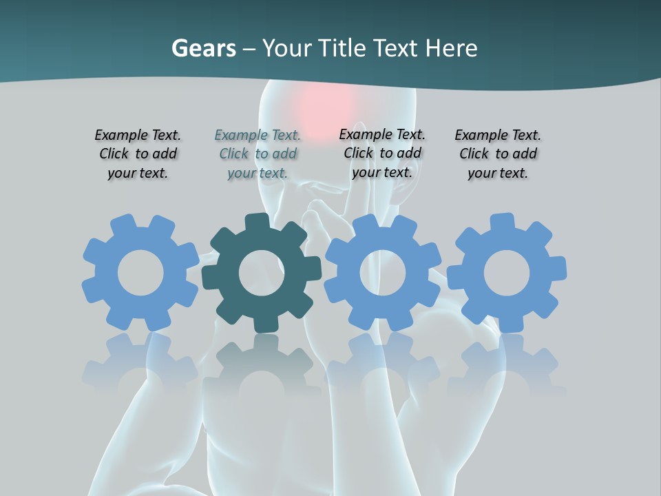 Naked X Ray Male PowerPoint Template