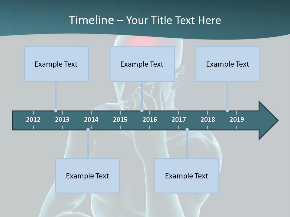 Naked X Ray Male PowerPoint Template