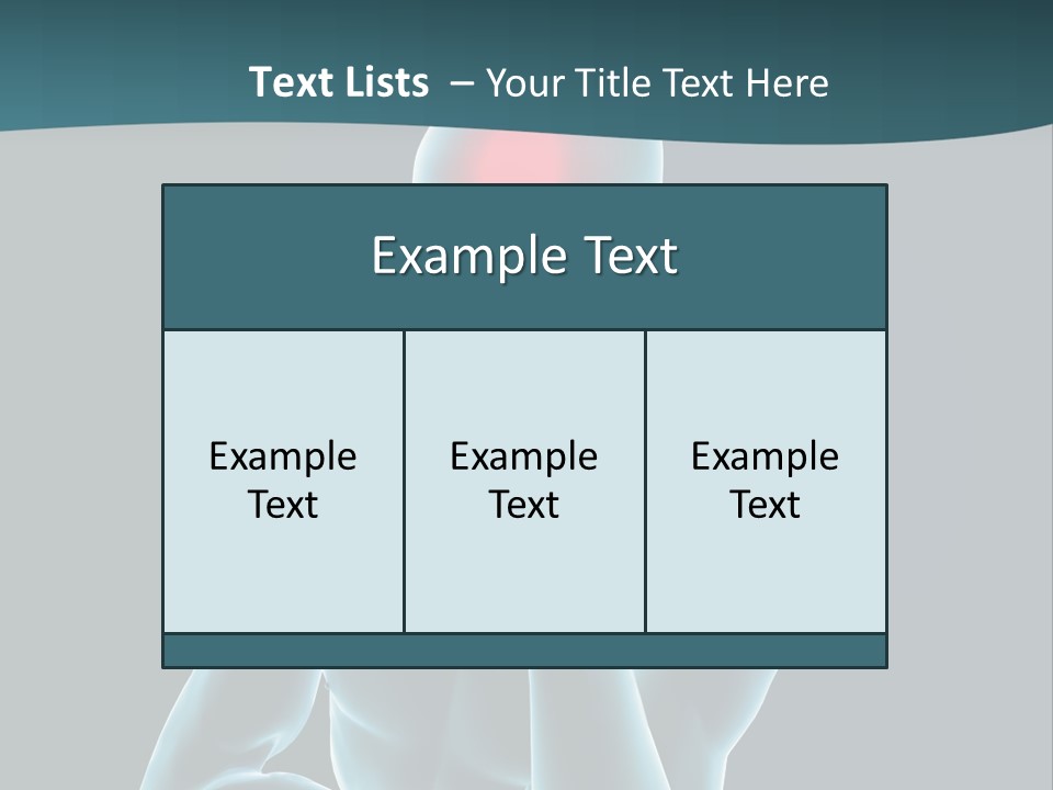 Naked X Ray Male PowerPoint Template