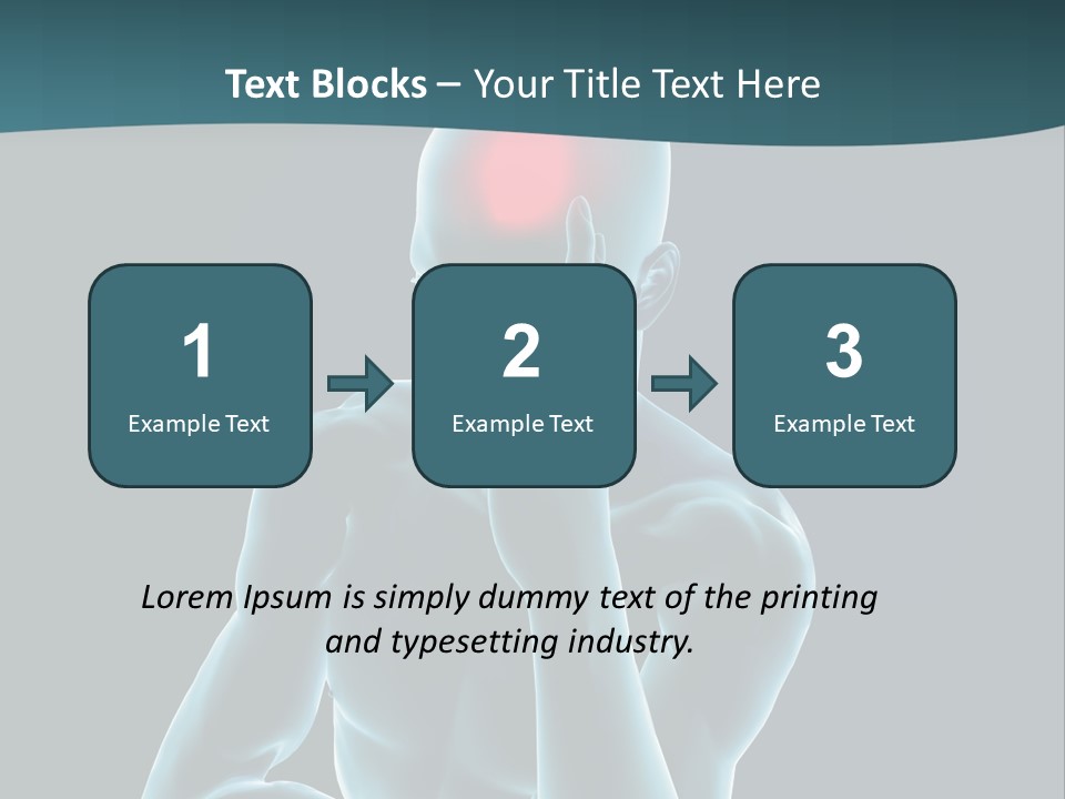 Naked X Ray Male PowerPoint Template