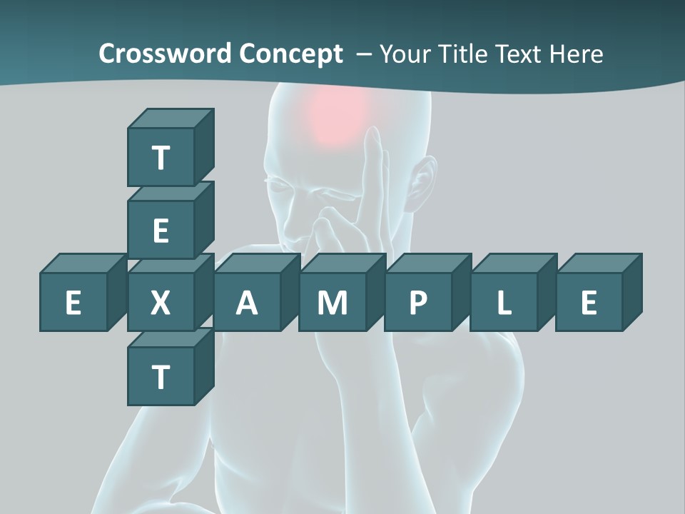 Naked X Ray Male PowerPoint Template