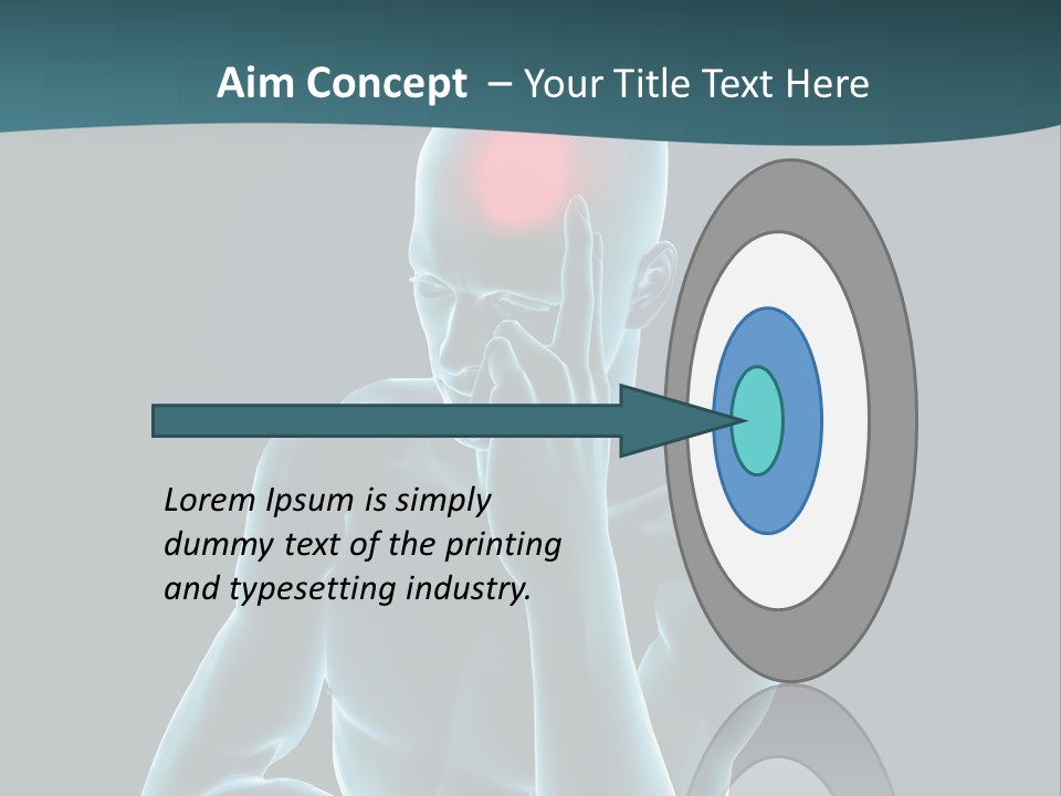 Naked X Ray Male PowerPoint Template