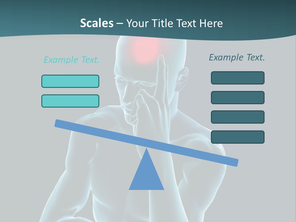 Naked X Ray Male PowerPoint Template