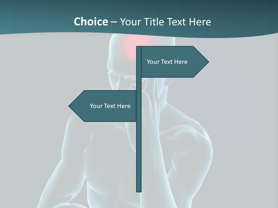 Naked X Ray Male PowerPoint Template