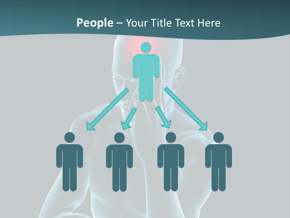 Naked X Ray Male PowerPoint Template