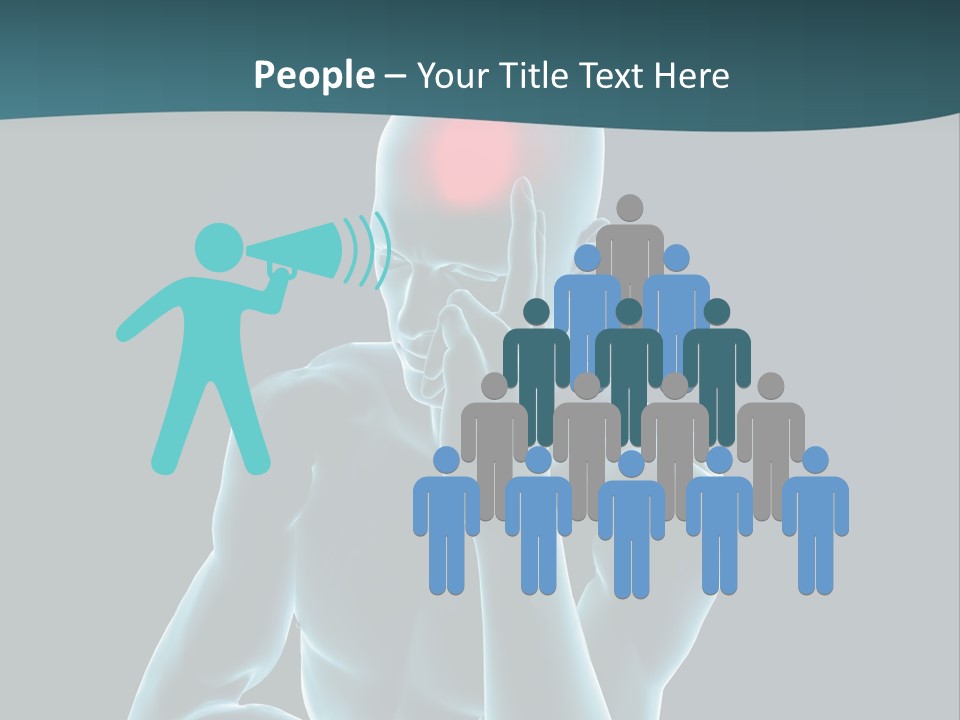 Naked X Ray Male PowerPoint Template