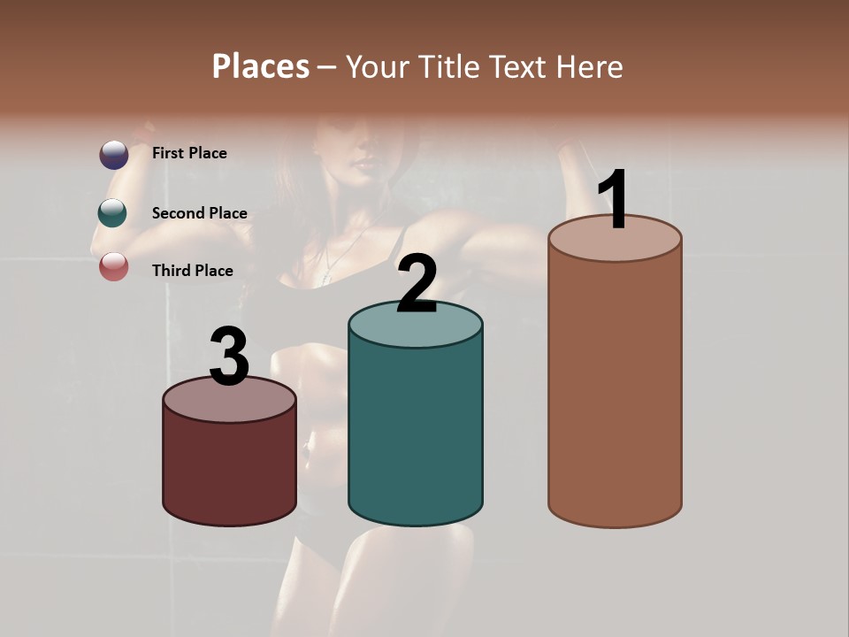 Dark Young Training PowerPoint Template