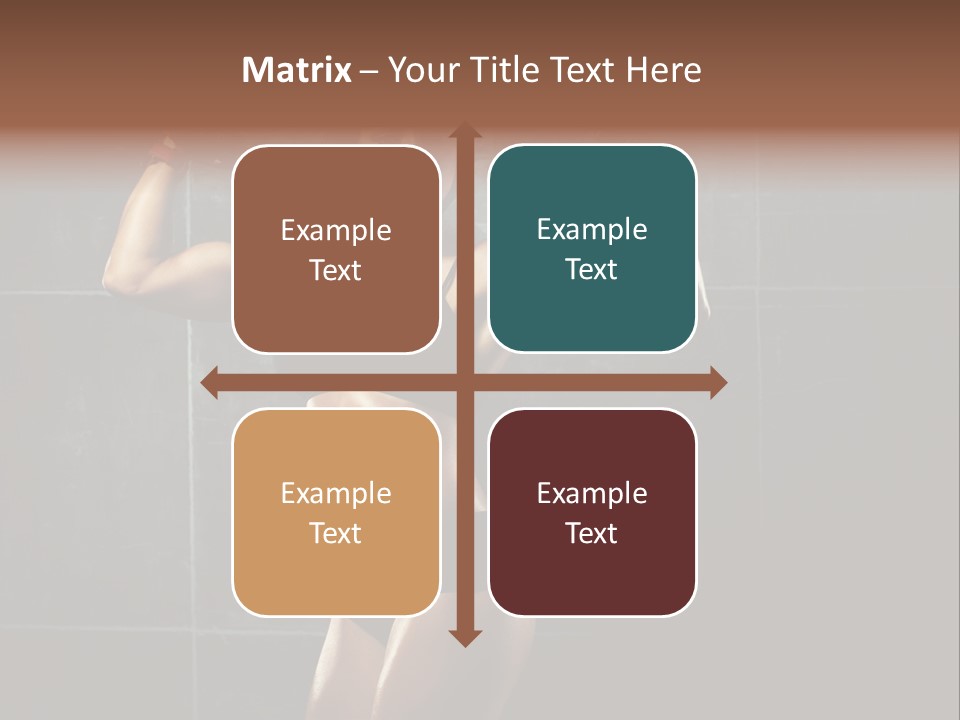 Dark Young Training PowerPoint Template