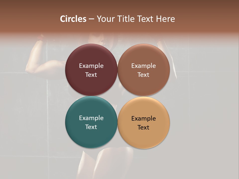 Dark Young Training PowerPoint Template