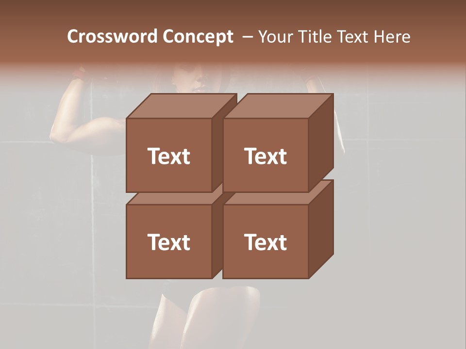 Dark Young Training PowerPoint Template