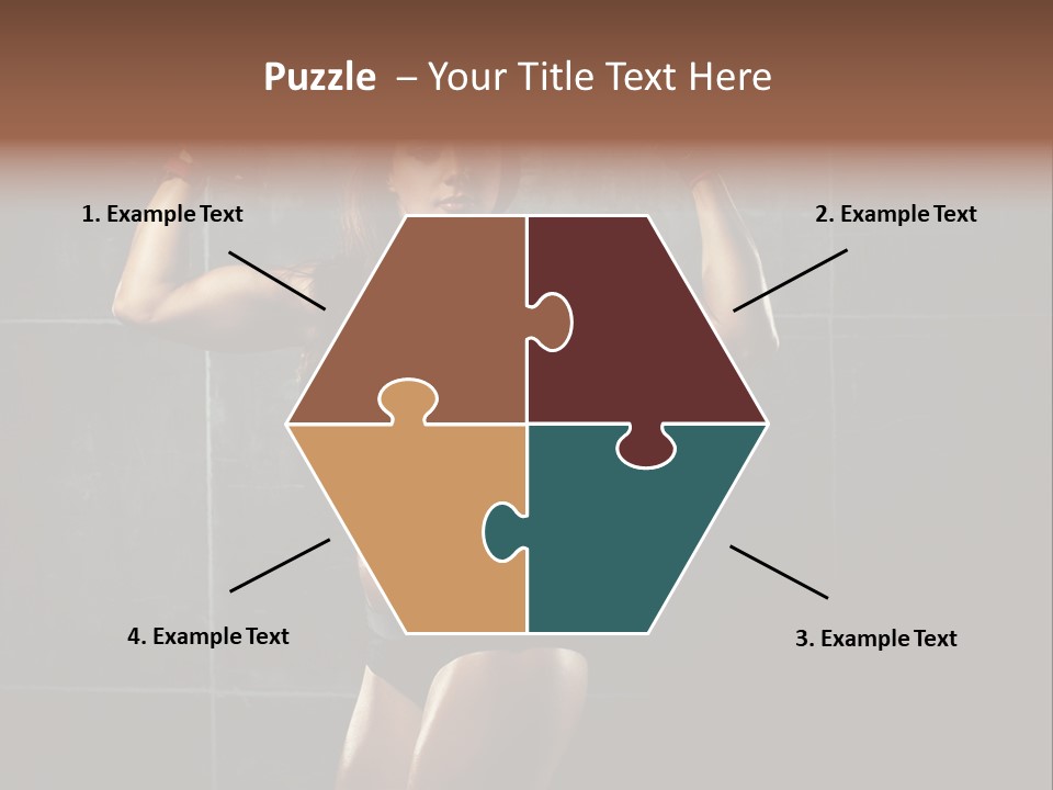 Dark Young Training PowerPoint Template