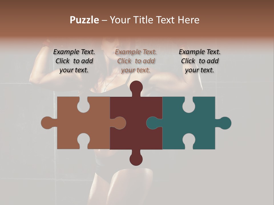 Dark Young Training PowerPoint Template
