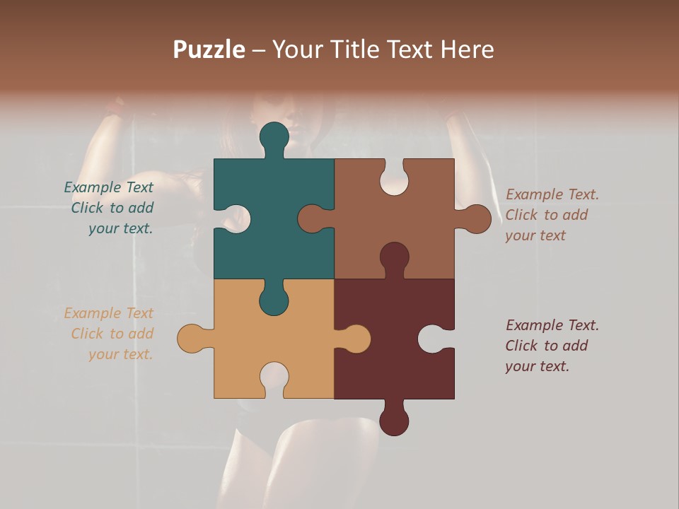 Dark Young Training PowerPoint Template