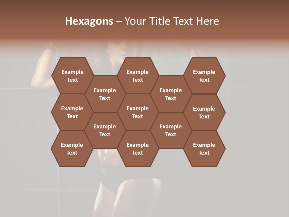 Dark Young Training PowerPoint Template
