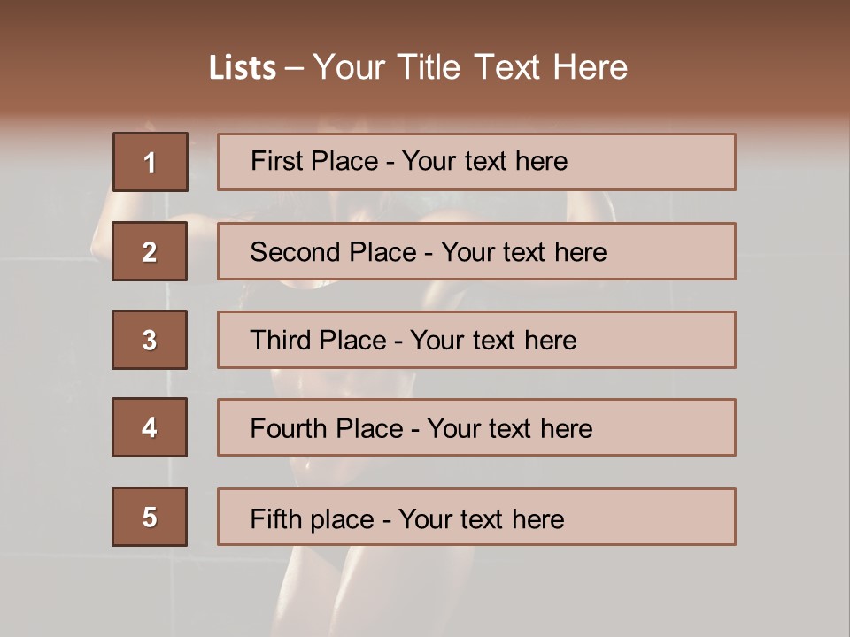 Dark Young Training PowerPoint Template