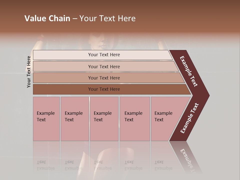 Dark Young Training PowerPoint Template