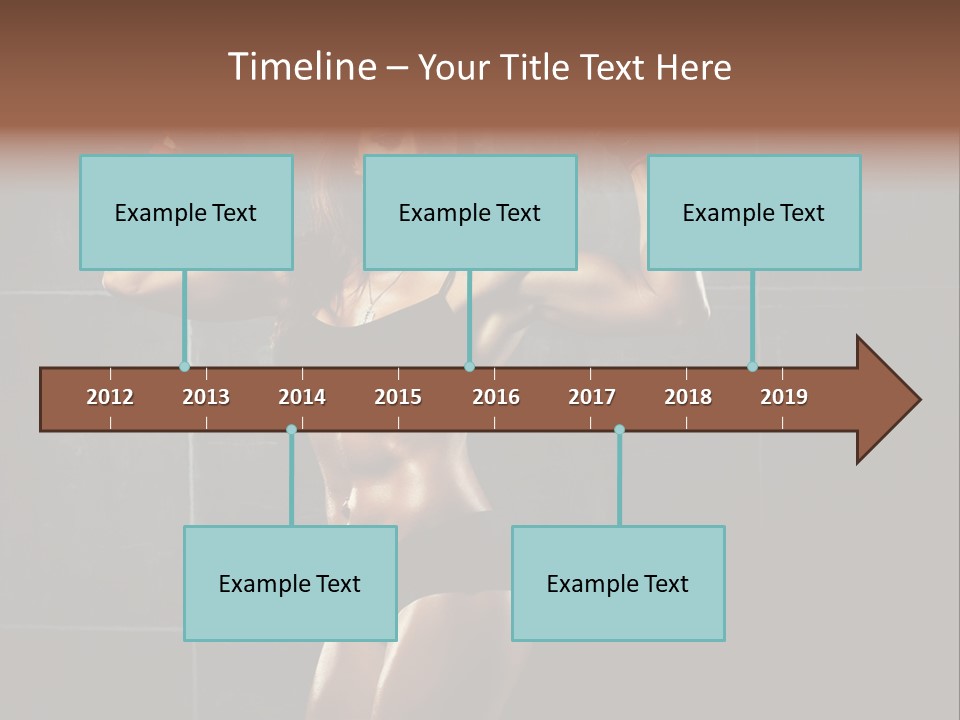 Dark Young Training PowerPoint Template